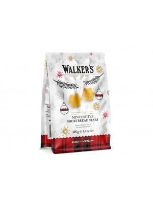 Walkers maslové sušienky hviezdičky sáčok125g